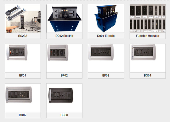 Electric/Manual Flip Desktop Sockets/Tabletop socket,